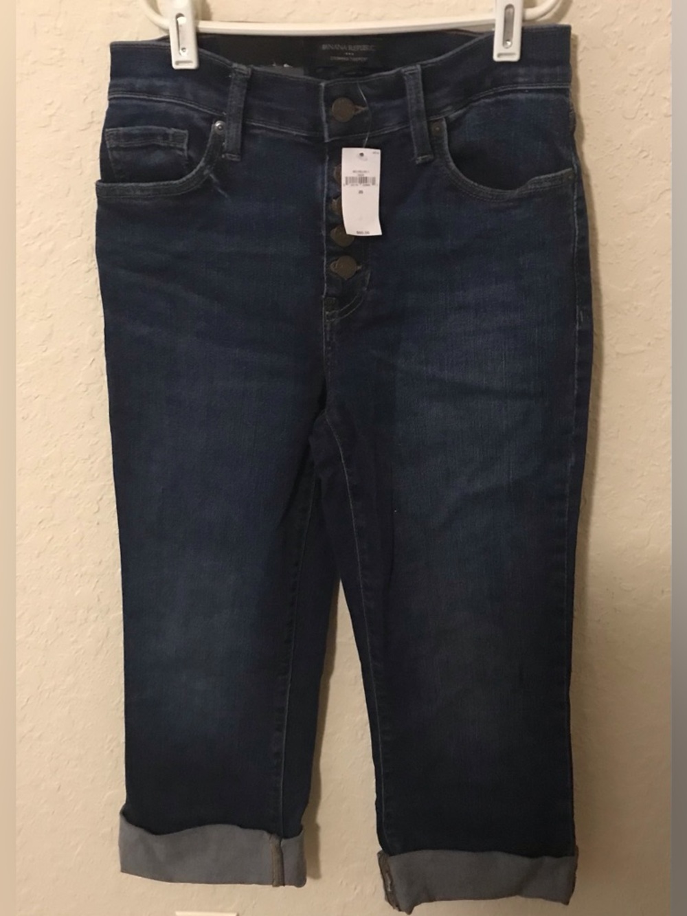 NWT - Banana Republic Vintage Stretch Cropped Bootcut Jeans – Size 25